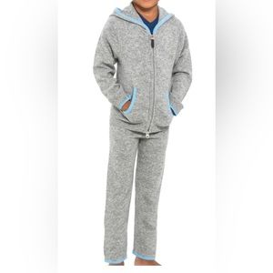 Kids cashmere set. Hoodie and pants.
